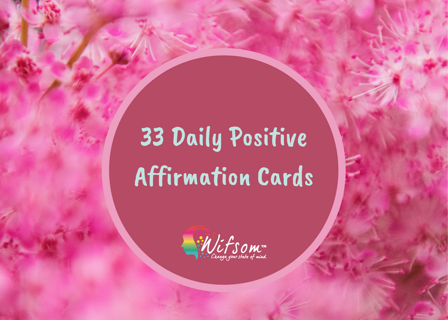 33 Daily Positive Affirmation Cards Plus 1 Inhaler